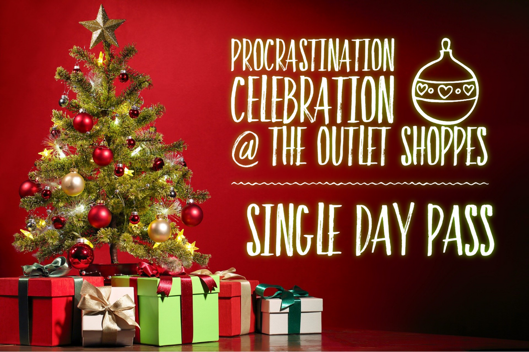 Procrastination Celebration Single Day Pass